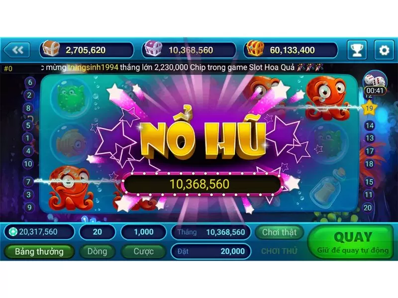 Điểm nổi bật của trò chơi quay hũ s666