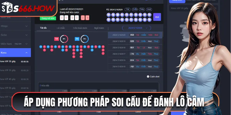 Áp dụng phương pháp soi cầu để đánh lô câm