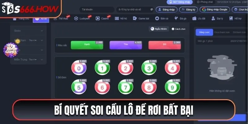 Bí quyết soi cầu lô đề rơi bất bại