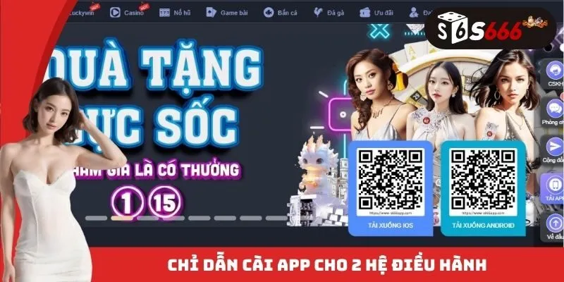 Chỉ dẫn cài app cho 2 hệ điều hành